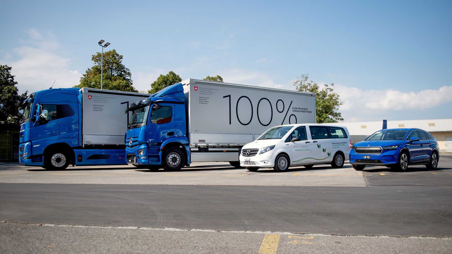 Elektrofahrzeuge in der Schweizer Armee